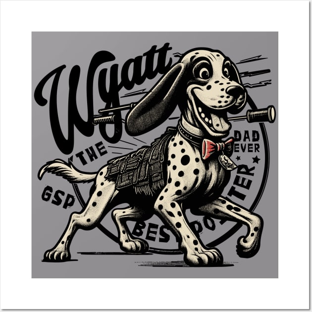 Wyatt The Gsp Wall Art by Gofart